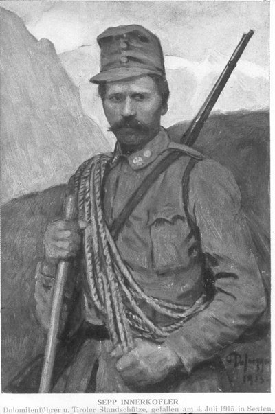 Sepp Innerkofler von after Franz Defregger